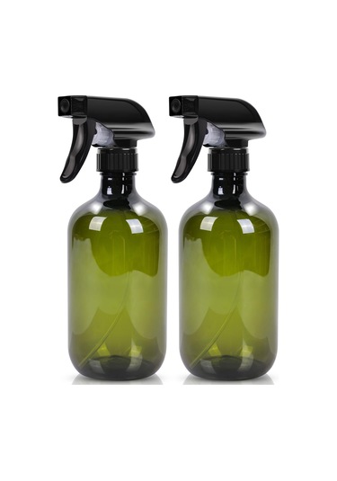 Vkemall Yeşil İç Mekan Bitki Temizlik Spreyi - 2 Adet 16.9 Unç, Ayarlanabilir Uç, Sızıntısız Sulama Bidonu