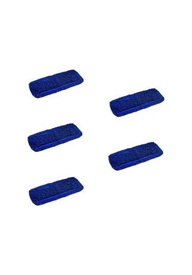 Cod-ex Orlon Nemli Palet Tablet Toz Toplama Statik Mop Mavi 5'li 50 CM