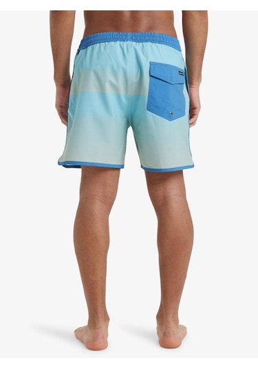 Quiksilver Surfsilk Scallop Volley 16 Erkek Deniz Şortu-29814 Mavi