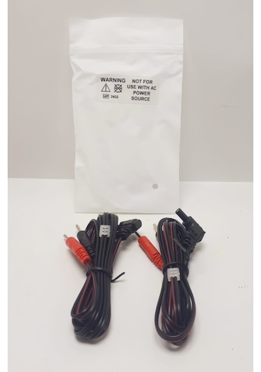 2 Uçlu Tens Cihazı Kablosu 1 Çift Yedek Kablo