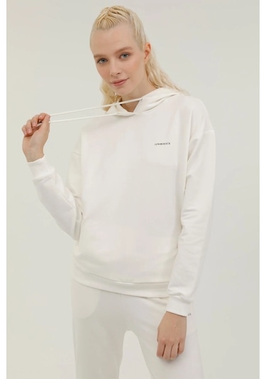 Lumberjack Wb Hoodie 3pr Ekru Kadın Sweatshirt 17sn80 001