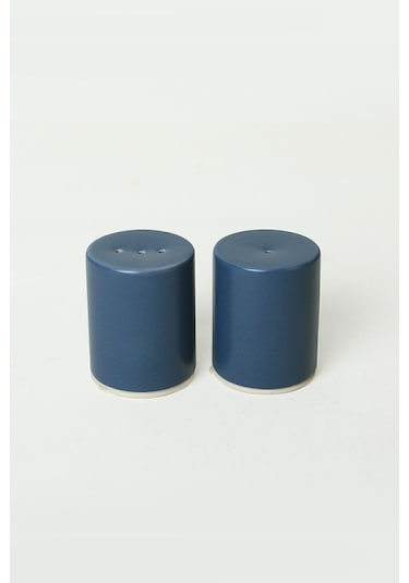 Mat Mavi Stackable Tuzluk / Biberlik 6 Cm Mavi