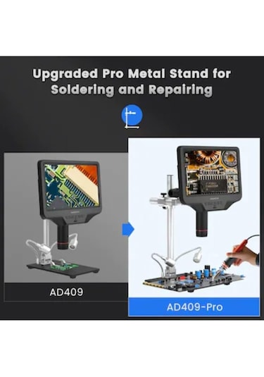Dijital 10.1 İnc Lcd Ekran Mikroskop Hdmı/pc/wıfı Kumandalı 4 Mp Kamera Hassas Görüntü Kalitesi