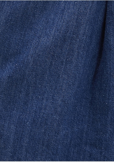 Mavi - Kemer Detaylı Denim Şort 1410214-86971 Mavi