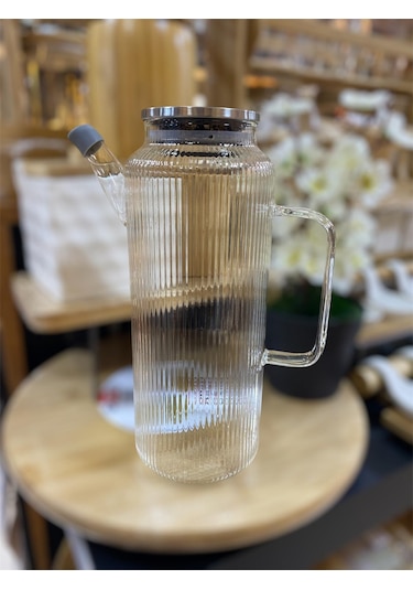 Mien 1000ml Metal Kapaklı Yağdanlık Şeffaf