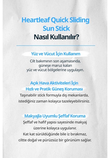 Jel Yapılı Şeffaf Stik Güneş Kremi Goodal Heartleaf Soothing Quick Sliding Sun Stick Spf 50+ Pa++++