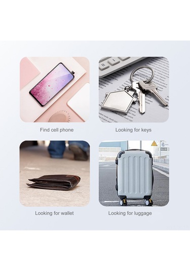 Skycity Mavi Dairesel Bluetooth 5.0 Kayıp Engelleme Cihazı - İki Yönlü Alarm, Akıllı Konum Tespiti, Anahtar/evcil Hayvan İzleme