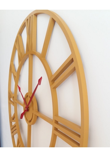 Büyük Duvar Saati Siyah