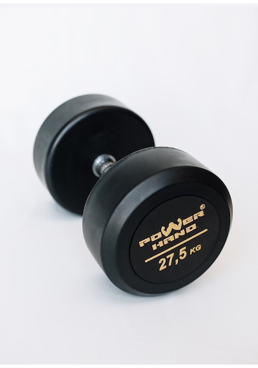 Powerhand 27.5 KG Kauçuk Kaplı Profesyonel Dambıl