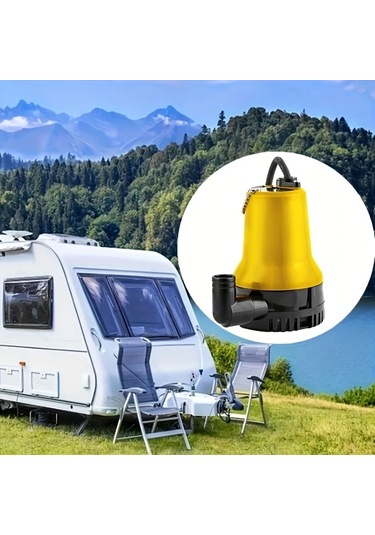 Challenger Mavi Mini Su Pompası 4200l/h Dc12v Tasinabilir Derin Kuyu Pompasi Bahce Sulama