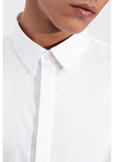 Armani Exchange Erkek Gömlek 8NZCBD ZN10Z 0113 BEYAZ Beyaz