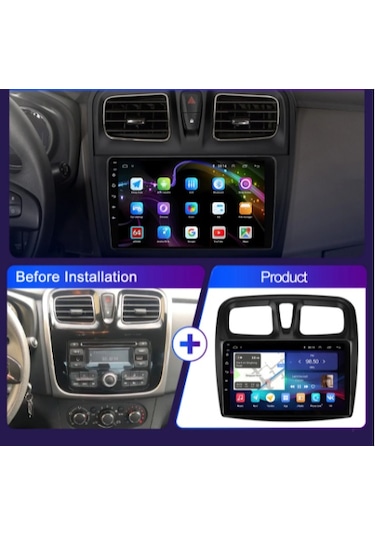 Renault Symbol 2012 2019 Android Multimedya Teyp 9' Ips Ekran Oem