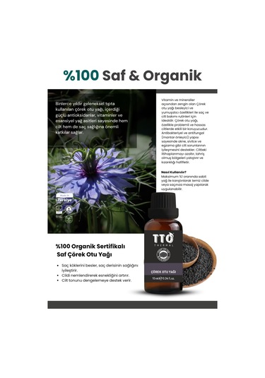 Tto Thermal Çörek Otu Yağı 10 Ml