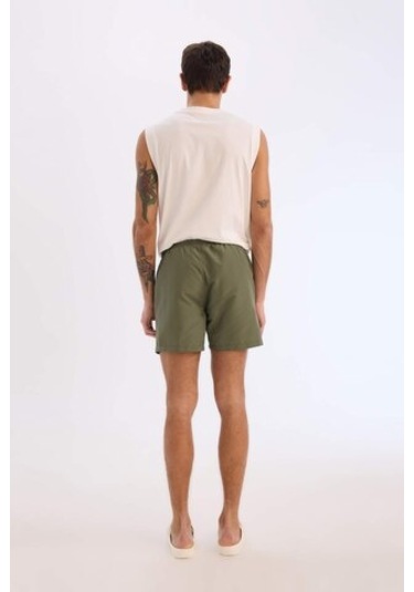 DeFacto Regular Fit File Astarlı Diz Üstü Deniz Şortu E4736AX25HSKH109