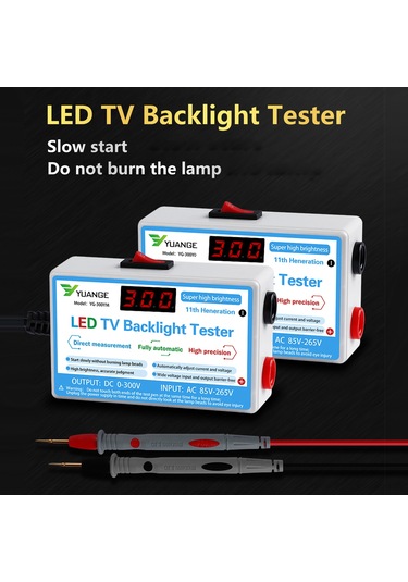 Qingmipy Çok Amaçlı Led Tv Arka Işık Test Cihazı - 0-300v Otomatik Dijital Ekranlı