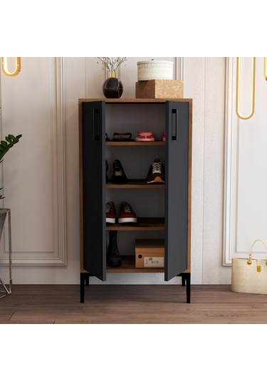 Variant Prag Ayakkabılık - Ceviz / Antrasit