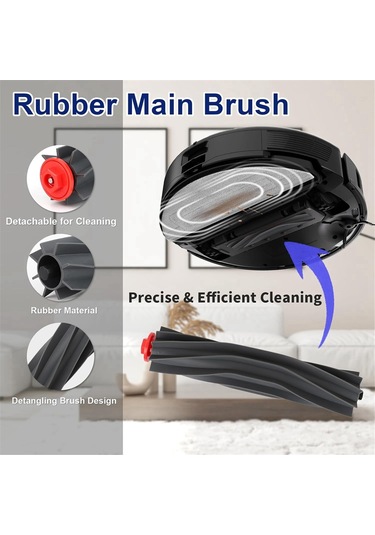 Xiaaokeji Eufy Omni S1 Pro Robot Süpürge Yedek Parçaları Ana Fırça İçin 17 Adet