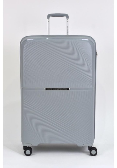 Benetton Büyük Boy %100 Polipropilen Valiz Gri Bnt2000 Gri