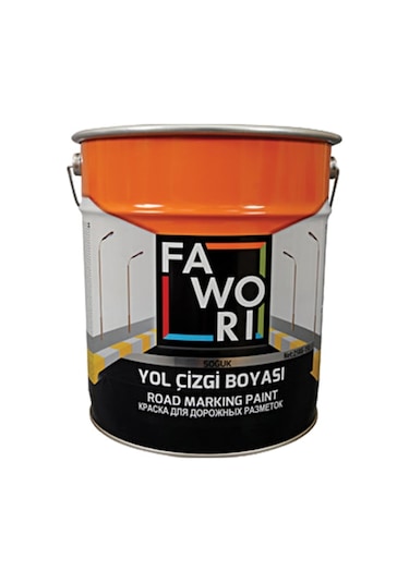 Fawori Yol Çizgi Boyası Sarı 20 KG