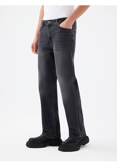 Loft 68 Simon Regular Fit Gri Erkek Jean Pantolon Lf2037330 Gri