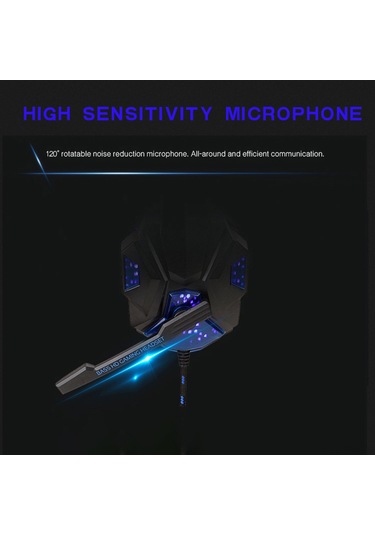 Tenfowee "sy830mv Profesyonel Oyun Kulaklığı - Mikrofonlu, 40mm Hoparlör, Usb Ve Aux Bağlantı, Pc İçin"