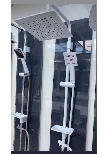 Armour Armatür Banyo Batarya Seti Beyaz Beyaz