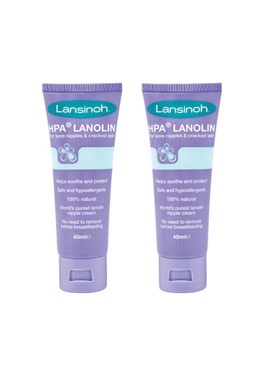 Lansinoh HPA Lanolin Göğüs Ucu Kremi 2 x 40 ML