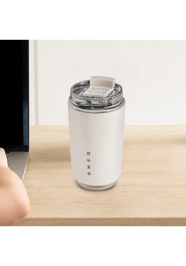 Didadodo Suntek Yalıtımlı Termos Bardak, Kapsülü İçin Özellikle Beyaz