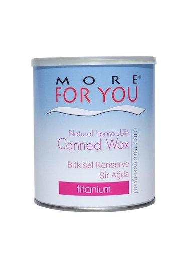 More For You Titanium Bitkisel Konserve Sir Ağda 800 ML