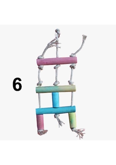 Papağan Tünek Oyuncağı Kuş Tüneği 6