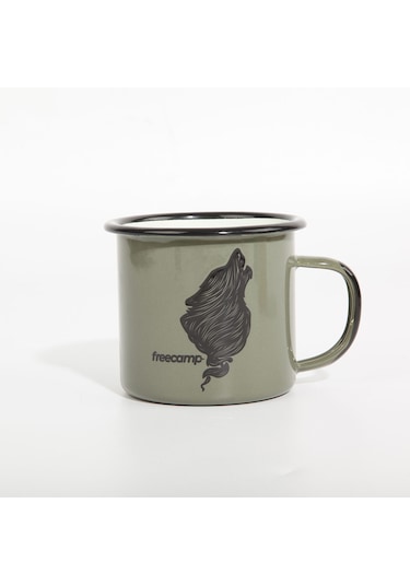 Freecamp Campers Emaye Mug 350ml-yeşil Yeşil