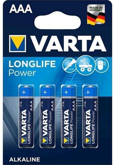 Varta Alkalin İnce Kalem Pil Aaa High Energy 4 Lü Paket