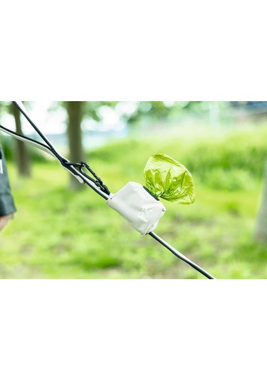 Beeztees Köpek Dışkı Toplama Poşeti Taşıma Çantası, Gri, 7,5x3,5x4cm