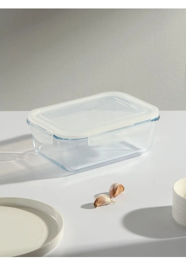 Daniks Dikdörtgen Kapaklı Fırın Kabı, 16.8x23.5x9 Cm 195712130 Beyaz