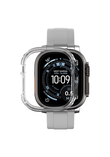 Watch Ultra 49mm Uyumlu Amazingthing Radix Minimal Fullguard Sert Pc Kasa Ve Ekran Koruyucu Şeffaf