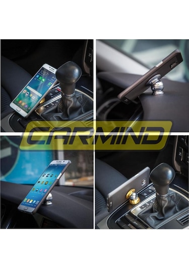 Kırmızı Mıknatıslı Metal Telefon Tutucu