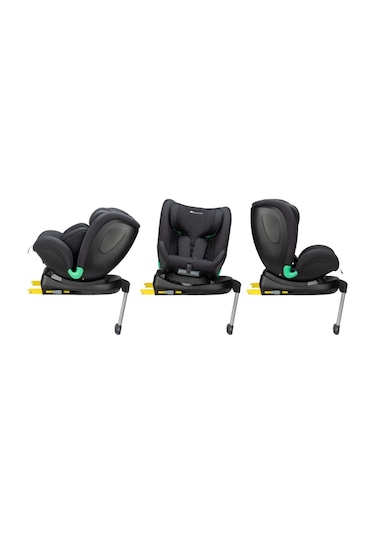 Atlas 360 I-size Derece Dönebilen Yatabilen Isofix'li 0-36 Kg Oto Koltuğu Mineral Black