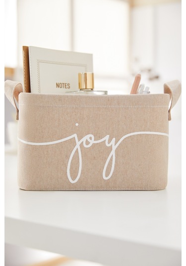 Ocean Home Textile Bej Renk Joy Sepet 24 x 17 x 14 cm