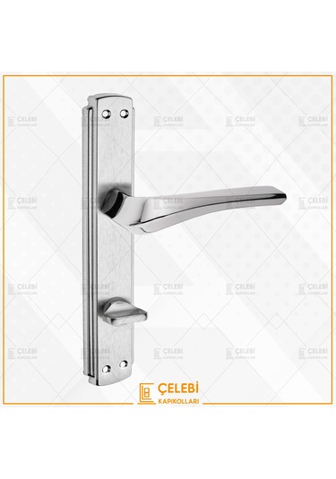 Venüs Kol Aynalı Nikel Saten Wc Kapı Kolu