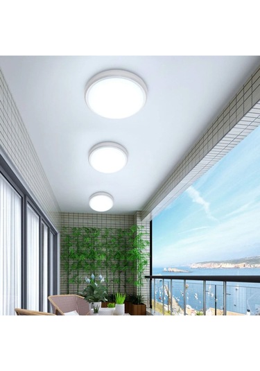 At10-01200 12w 3000k Günışığı Led Duvar Ve Tavan Armatürü Çok Renkli