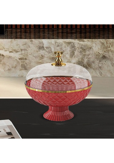 Suntek Meyve Sepeti Tabağı Sebze Depolama Mutfak Kırmızı Kırmızı