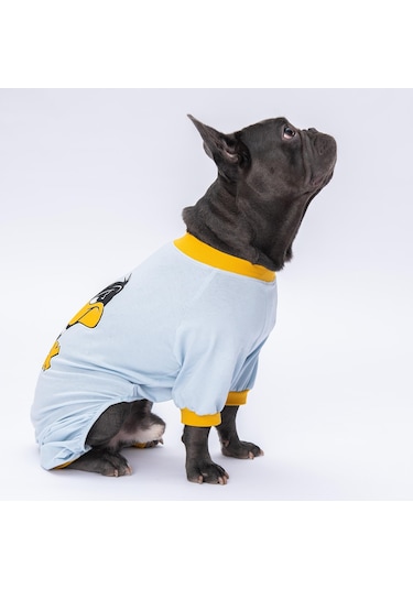 Pettrend Daffy Duck Kedi Köpek Kıyafeti Penye Tulum