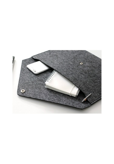 Keçe Tablet Kılıfı Çantası Büyük Kapasiteli Depolama Yumuşak İç Yüzeyli Grafik Çizim Tableti Taşıma Çantası Seyahat Ofisi İçin Diğer