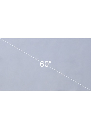 Suofeng 60 İnç Gri Projeksiyon Ekranı 16:9, Optik Kaplama Ve Polyester Malzeme, Kolay Kurulum, Taşınabilir, Ev Ve Ofis Kullanıma Uygun