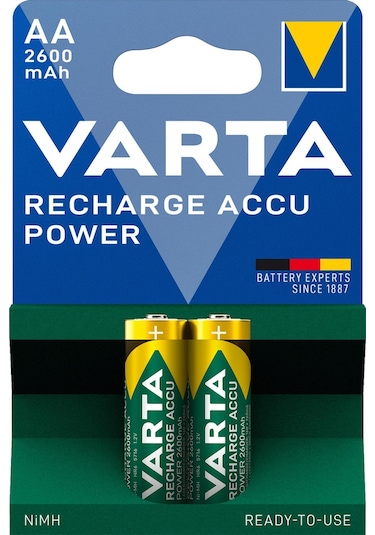 Varta 2600 mAh AA Ni-Mh Blister Şarj Edilebilir Pil 2'li