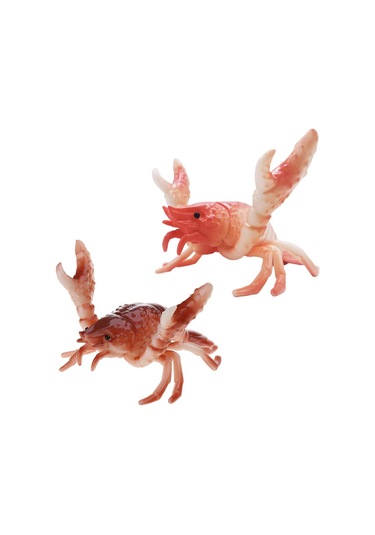 Ganzhoushop Japonca Yaratıcı Sevimli Istakoz Kalemlik Ağırlık Kaldırma Istakoz Kalemlik Braket Depolama Rafı Hediye Kırtasiye Kırmızımavi