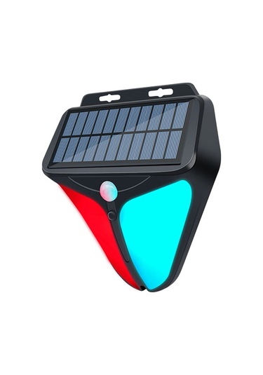 Ccgloball Güneşli Titreşimli Uyarı Lambaları 129db Alarm Ip65 Su Geçirmez Siyah