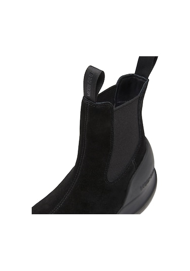 N001 Black Bot Erkek 80d2480050-n001 Moon Boot Luna Chelsea Suede Black Siyah