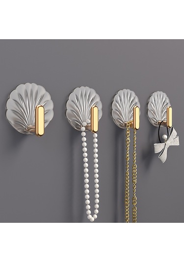 Kendinden Yapışkanlı Kabuk Kancaları, Asma Kancaları, Duvar Kancaları Parçaları Çok Renkli