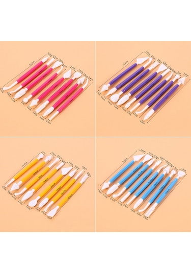 Sones 2 Set Oyma Kalemi Kek Fondan Oyma Bıçağı Yapımı Kesme Aleti 02023 Mavi